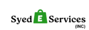 black and green simple online shop website logo